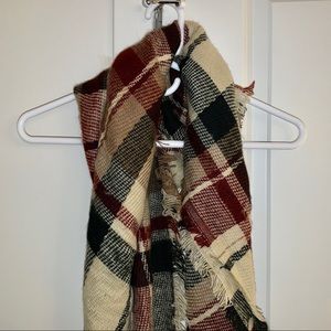 Tartan Plaid Blanket Scarf
